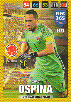 David Ospina Colombia 2017 FIFA 365 International Star #343